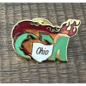 Vintage Ohio Odyssey of the Mind Hat Lapel Vest Souvenir Pin (PL0207)‎